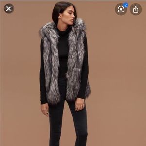 Aritzia Sunday Best Ovid Fur Vest